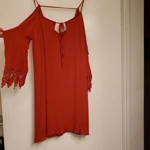 Off-the-Shoulder Boho Dress